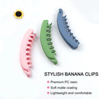 Large Banana Hair Clips Non-slip Ponytail Holder Clip for Women and Girls