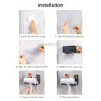 Shelf for Bathroom Dryer Cradle Wall Shelves Hair Dryer Holder Hairdryer Shower Organizer Box Toilet Blower Holder BathroomStuff