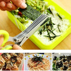 5-Blade Kitchen Salad Scissors