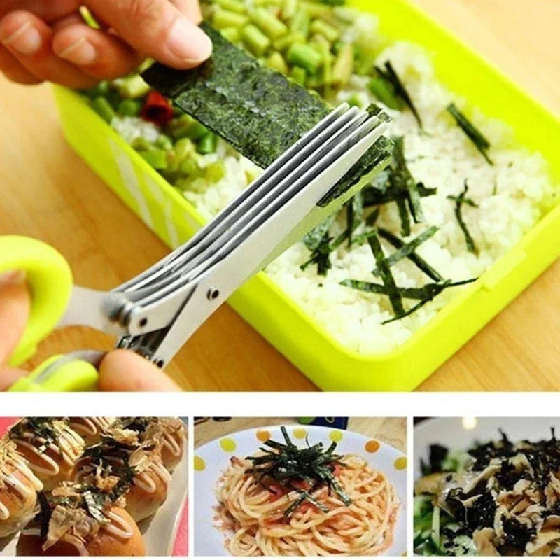 5-Blade Kitchen Salad Scissors