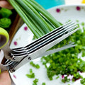 5-Blade Kitchen Salad Scissors