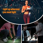 LED Flashlight Waterproof Gloves - Practical Durable Fingerless Gloves