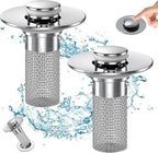 2-in-1 Pop-Up Sink Stopper & Drain Filter
