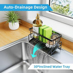 Self Draining Sink Organizer in Kitchen or Bathroom
