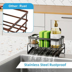 Self Draining Sink Organizer in Kitchen or Bathroom