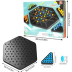 Triangle Chain Strategy Board Game ? Educational Puzzle Game for Kids & Family