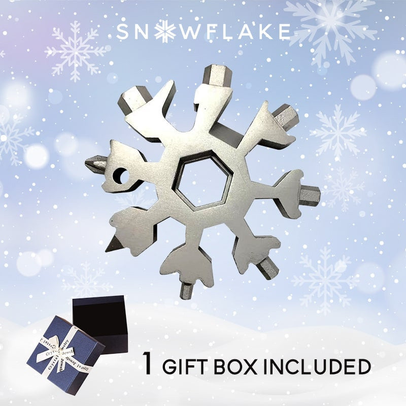 Snowflake - MultiTool 18-in-1 Stainless Steel Portable for Outdoor Adventure❄️