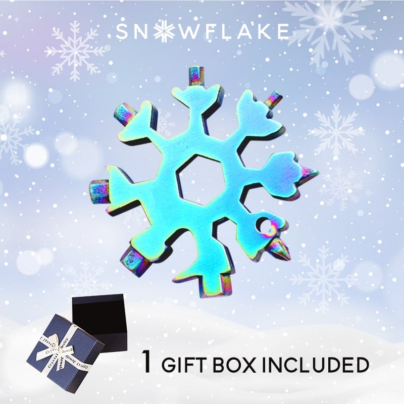 Snowflake - MultiTool 18-in-1 Stainless Steel Portable for Outdoor Adventure❄️