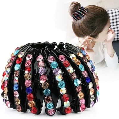Lazy Bird's Nest Plate Hairpin