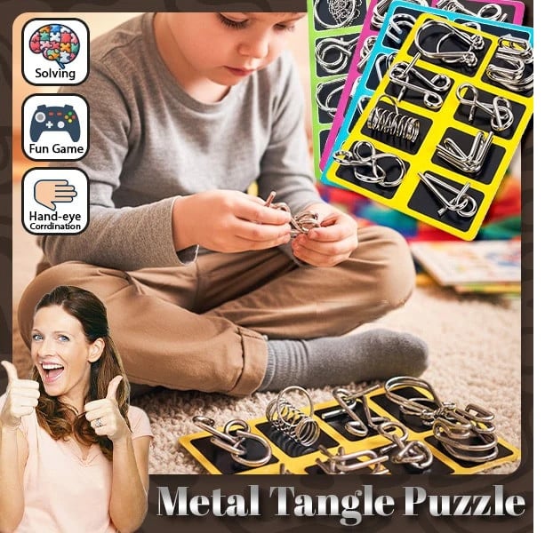3D Metal Challenge Puzzle Toy