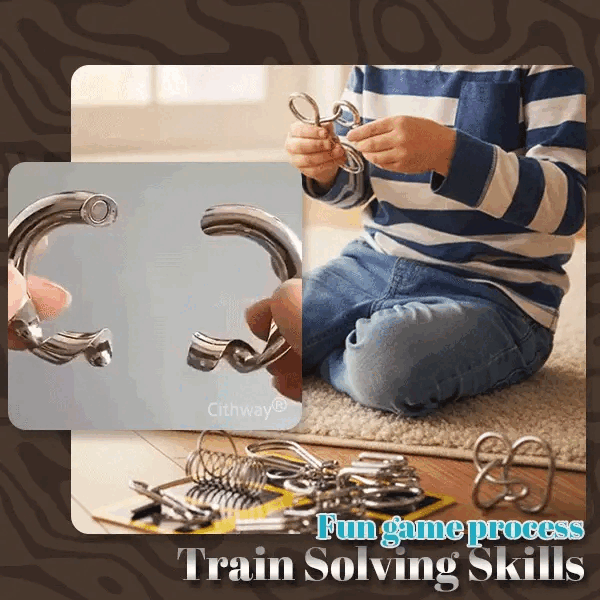 3D Metal Challenge Puzzle Toy