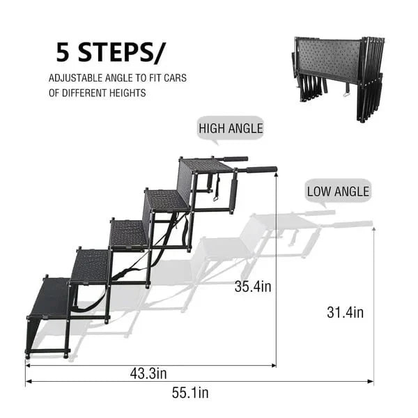 Safe Climb Pet Car Steps