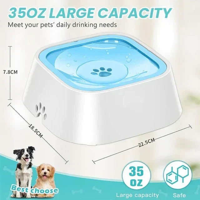 🐾Bowl Water Pet Spill Proof 🐶