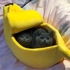 Banana Cat Bed