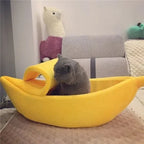 Banana Cat Bed