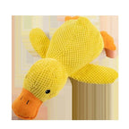 Calming Duck Plush Toy: Squeaky Dog Chew
