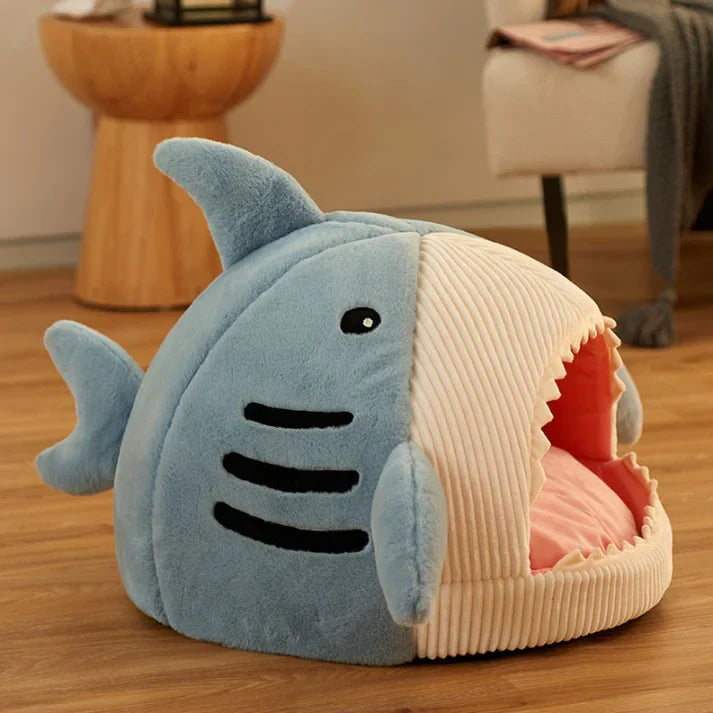 Shark Pet Bed: Cozy & Warm