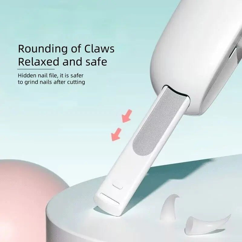 Stainless Steel Cat Nails Clipper – Adjustable Trimmer with Safety Guard for All Cats
