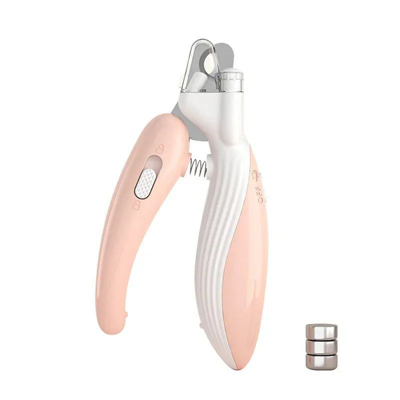 Professional Pet Nail Clippers with Led Light Pet Claw Grooming Scissor