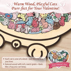 Personalized Wooden Cat Keepsake Puzzle
