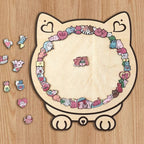 Personalized Wooden Cat Keepsake Puzzle