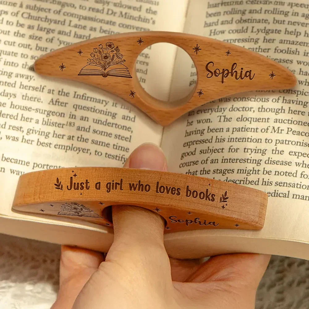 Personalized Book Page Holder