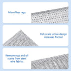 Reusable Diamond Weave Scrubber Cloths