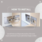 Stainless Steel Cabinet Hinge Repair Kit (Without the connector)