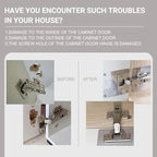 Stainless Steel Cabinet Hinge Repair Kit (Without the connector)
