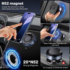 360° Adjustable Foldable Magnetic Car Phone Mount