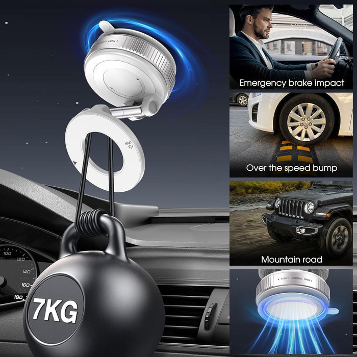 360° Adjustable Foldable Magnetic Car Phone Mount