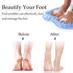 Hands-Free Silicone Foot Scrubber Mat