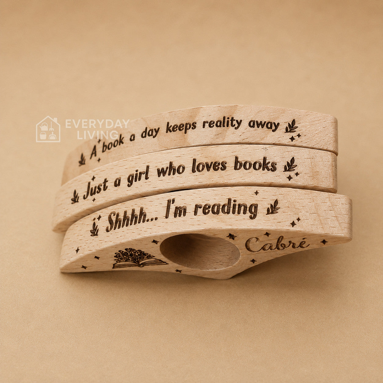 Personalized Book Page Holders