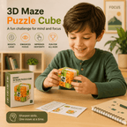 3D Maze Puzzle Cube