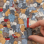 Wooden Cat Keepsake Puzzle