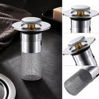 2-in-1 Pop-Up Sink Stopper & Drain Filter