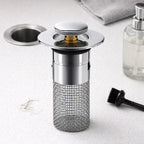 2-in-1 Pop-Up Sink Stopper & Drain Filter