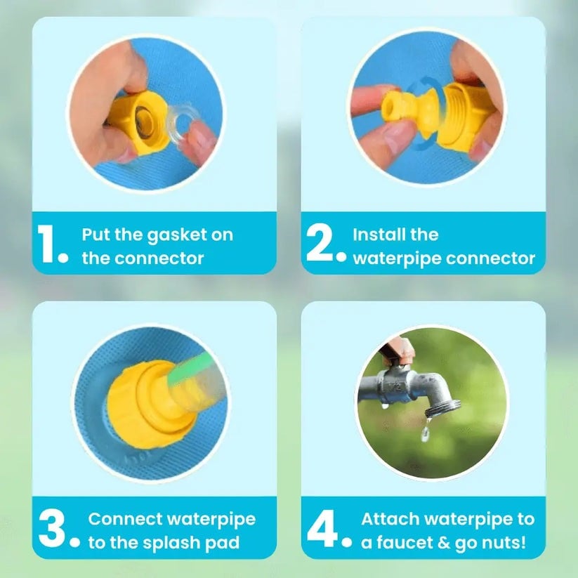 Refreshing Dog Sprinkler Pad