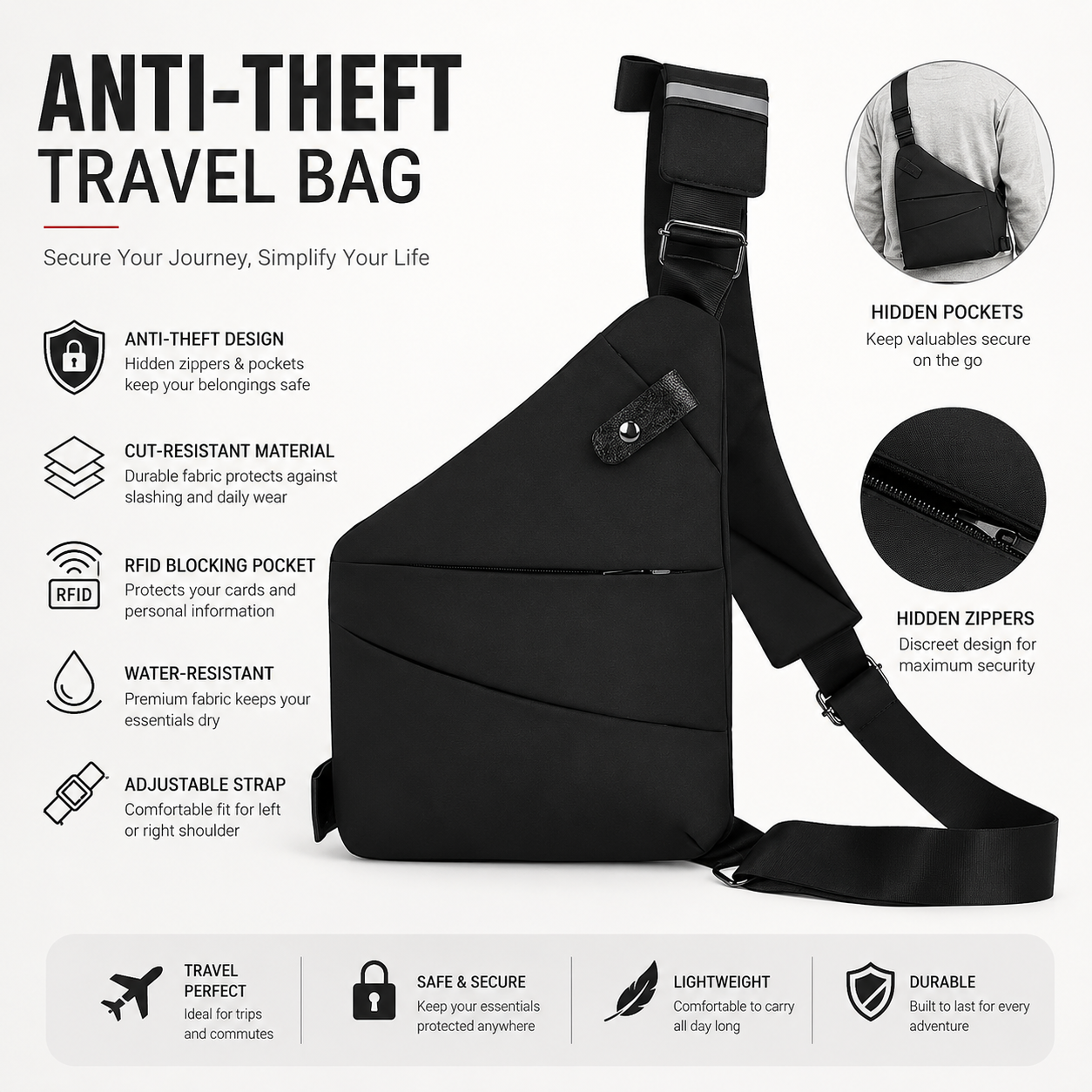 Anti-Theft Travel Bag