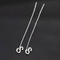 Shiny Alphabet Earrings (Pair)